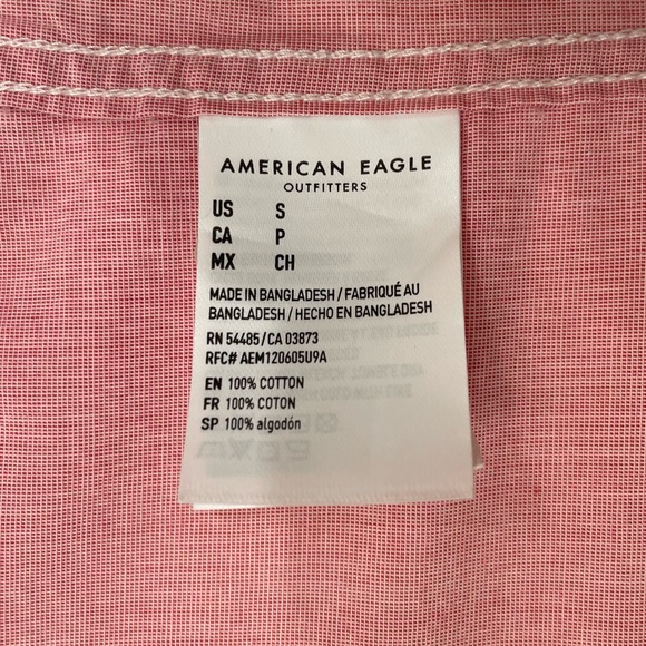 American Eagle Outfitters Poplin Button Up Shirt - Picture 9 of 14